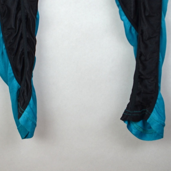 Vintage Nike Running Tights Track Pants Teal Black Purple Unisex size Large - Picture 7 of 11